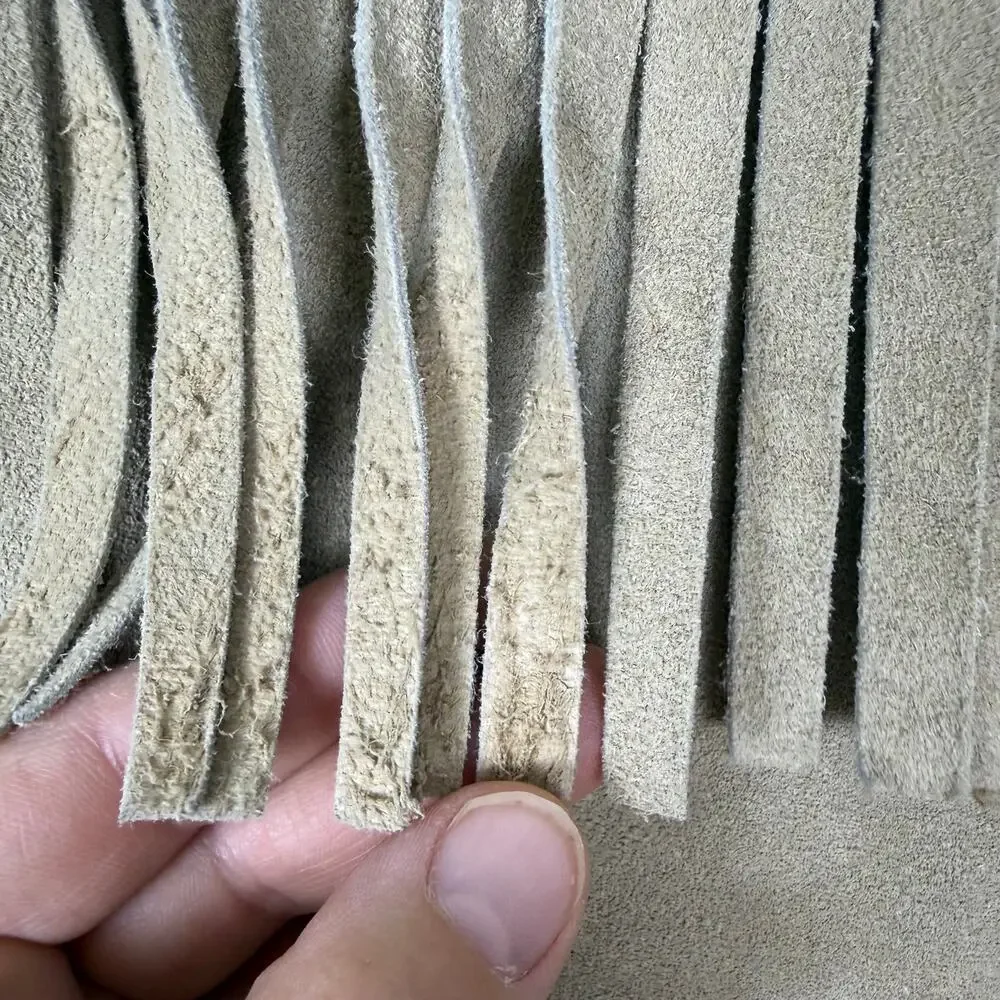 VINTAGE 80S CURRANTS LEATHER VEST M - Picture 8 of 8